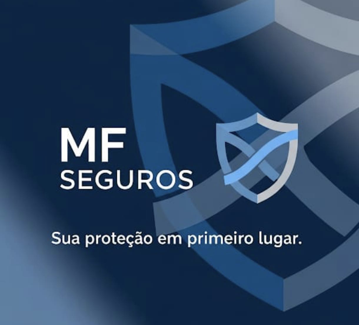 Logo MF Seguros - Sua proteção em primeiro lugar